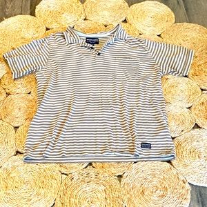 A nautica striped shirt.